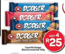 Pick n Pay Hypermarket Casa Mia Dodger Biscuits Assorted 100g offer