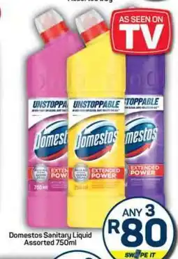 Pick n Pay Hypermarket Domestos Sanitary Liquid Assorted 750ml offer