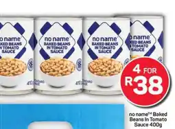 Pick n Pay Hypermarket no name Baked Beans in Tomato Sauce 400g offer