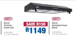 OK Furniture DEFY 60cm Standard Hood Black offer