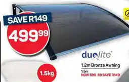 Pick n Pay Hypermarket 1.2m Bronze Awning offer