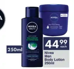President Hyper Nivea Men Body Lotion 250ml offer