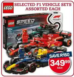 Pick n Pay Hypermarket LEGO Speed Champions F1 Vehicle Sets offer