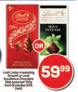 Pick n Pay Hypermarket Lindt Lindor or Lindt Excellence Chocolate offer
