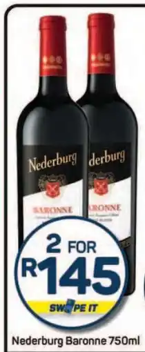 Pick n Pay Hypermarket Nederburg Baronne 750ml offer