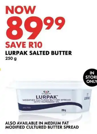 Woolworths Lurpak Salted Butter offer