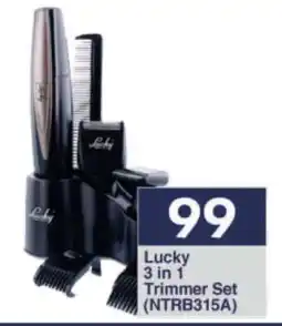 President Hyper Lucky 3 in 1 Trimmer Set (NTRB315A) offer