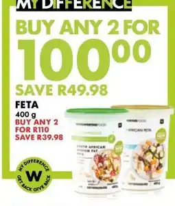 Woolworths Feta offer