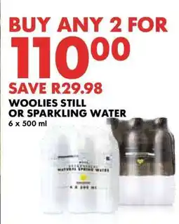 Woolworths Woolies Still or Sparkling Water offer