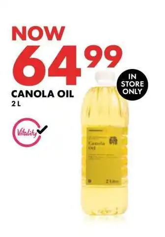 Woolworths Canola Oil offer