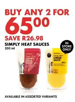 Woolworths Simply Heat Sauces offer