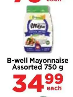 Food Lover's Market B-well Mayonnaise Assorted 750 g offer