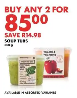 Woolworths Soup Tubs offer