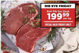 Food Lover's Market Beef Rib Eye Steak offer