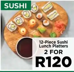 Food Lover's Market 12-Piece Sushi Lunch Platters offer