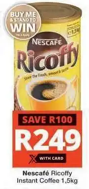 Checkers Nescafé Ricoffy Instant Coffee 1.5kg offer