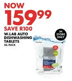 Woolworths W.LAB Auto Dishwashing Tablets offer
