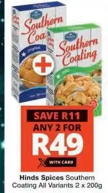 Checkers Hinds Spices Southern Coating offer