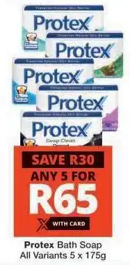 Checkers Protex Bath Soap offer