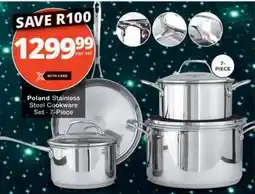 Checkers Poland Stainless Steel Cookware Set offer