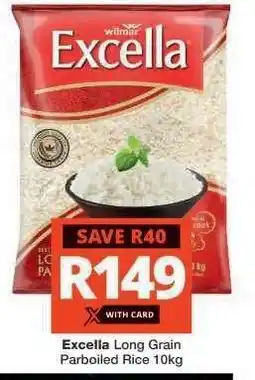 Checkers Excella Long Grain Parboiled Rice 10kg offer