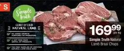Checkers Simple Truth Natural Lamb Braai Chops offer