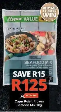 Checkers Cape Point Frozen Seafood Mix 1kg offer