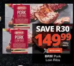 Checkers BRM Pork Loin Ribs offer