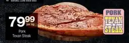 Checkers PORK TEXAN STEAK offer