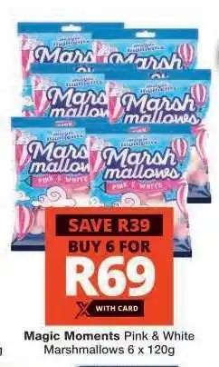 Checkers Magic Moments Pink & White Marshmallows offer