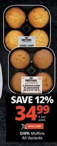 Checkers GWK Muffins offer