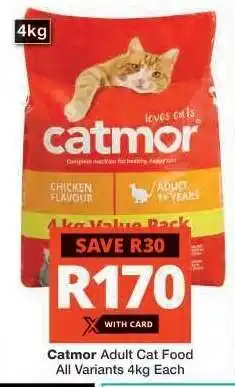Checkers Catmor Adult Cat Food offer