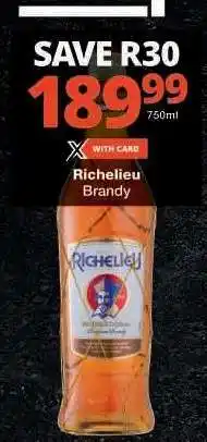 Checkers RICHELIEU Brandy offer