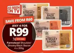 Checkers Farmstead Shoulder/Streaky/Back Bacon offer