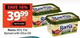 Checkers Rama 50% Fat Spread with Olive Oil offer