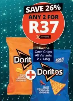 Checkers DORITOS CORN CHIPS offer