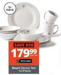 Checkers Heart Dinner Set offer