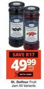 Checkers St. Dalfour Fruit Jam All Variants offer