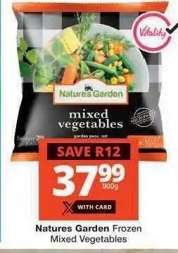 Checkers Natures Garden Frozen Mixed Vegetables offer