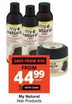 Checkers My Natural Hair Products offer