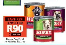 Checkers Husky Dog Food offer