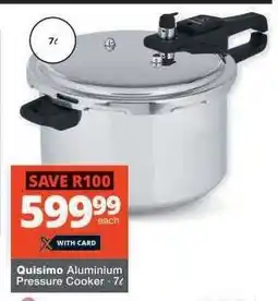 Checkers Quisimo Aluminium Pressure Cooker offer