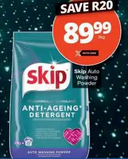 Checkers SKIP Auto Washing Powder offer