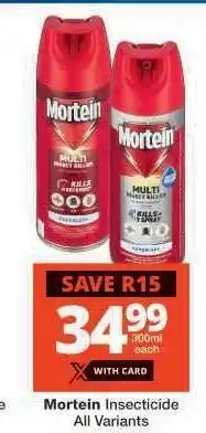 Checkers Mortein Insecticide offer