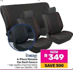Game 6-Piece Monaco Car Seat Covers offer