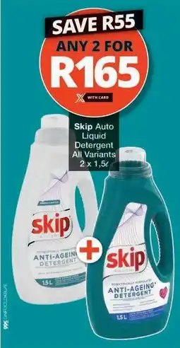 Checkers Skip Auto Liquid Detergent offer