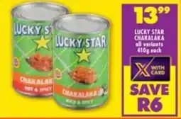 Shoprite Lucky star chakalaka all variants offer