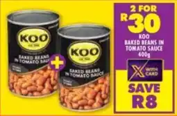 Shoprite Koo baked beans in tomato sauce offer