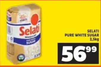 Shoprite Selati pure white sugar offer