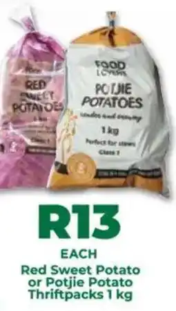 Red Sweet Potato or Potjie Potato Thriftpacks